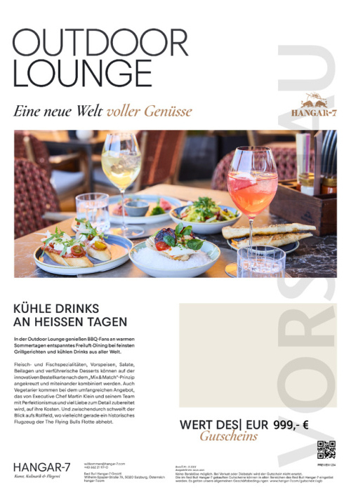 Outdoor Lounge Gutschein