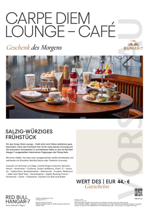 Salziges Frühstück Carpe Diem Lounge - Café